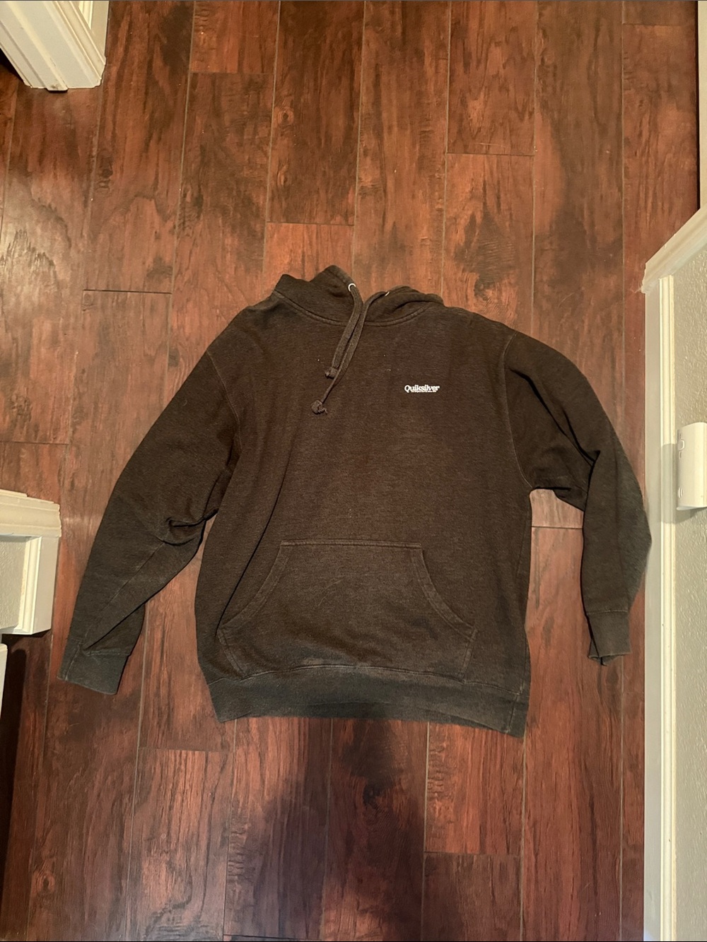 Quiksilver Men's Crewneck Hoodie in Dark Brown